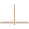Ekena Millwork Eugene Smooth Timber Gable Bracket, Douglas Fir, 60"W x 40"H x 3 1/2"D x 3 1/2"F, 16/12 Pitch GBW060X40X0404EUG00SDF - alternate 1